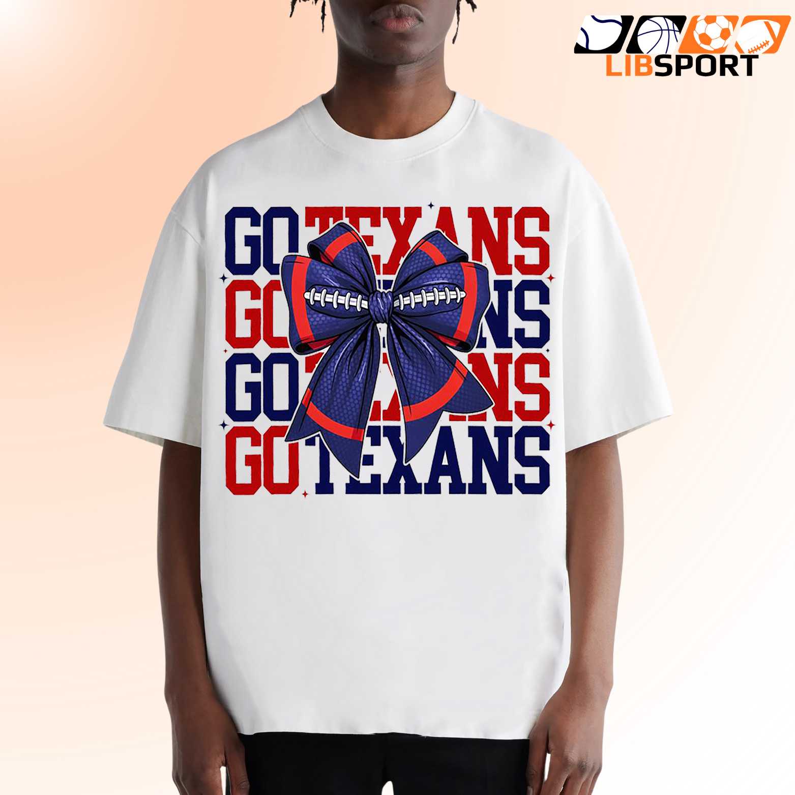 Houston Texans Game Day T Shirt, Coquette Mom Football Tee, Unisex T-Shirt